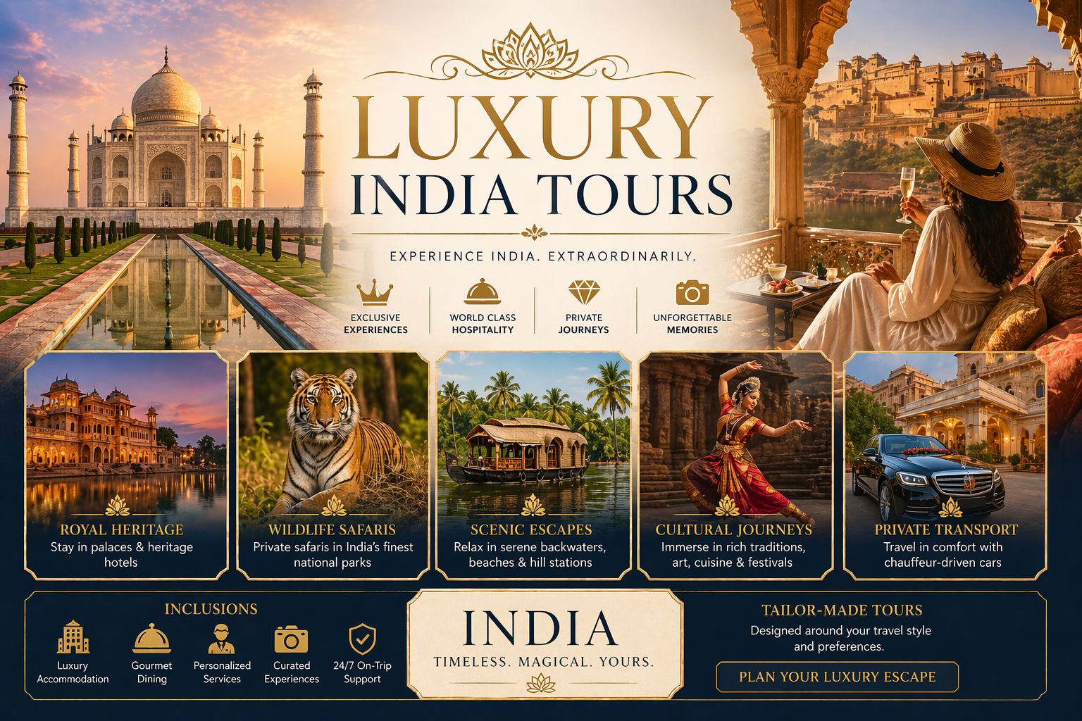 Luxury India Tours: Experience Royal Travel Like Never Before